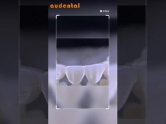 HT أبيض 16 ألوان سائلة بلوك الزركونيا الأسنان مع حزمة مربع الكربون