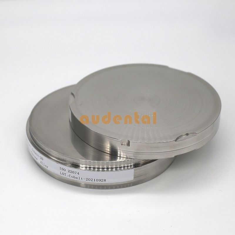 مختبر الأسنان الاستخدام 98x12mm طحن المعدن الكوبالت كروم كوكر قرص الكوبالت كروم كروم قرص
