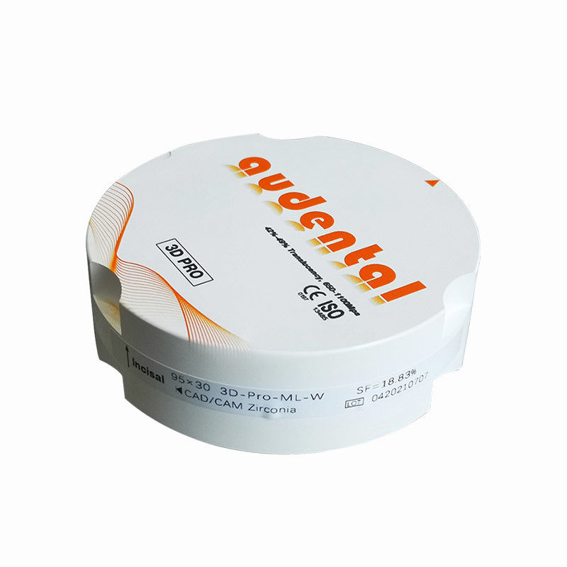 650-1100Mpa قوة زيركونيا الأسنان كتلة لاستعادة الأسنان