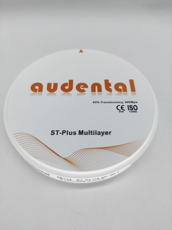 سليث فيت 16 ST-Plus كتلة الزركونيا المتعددة الطبقات 900Mpa قوة 12 14 16 18 20 22 25mm قرص مستدير