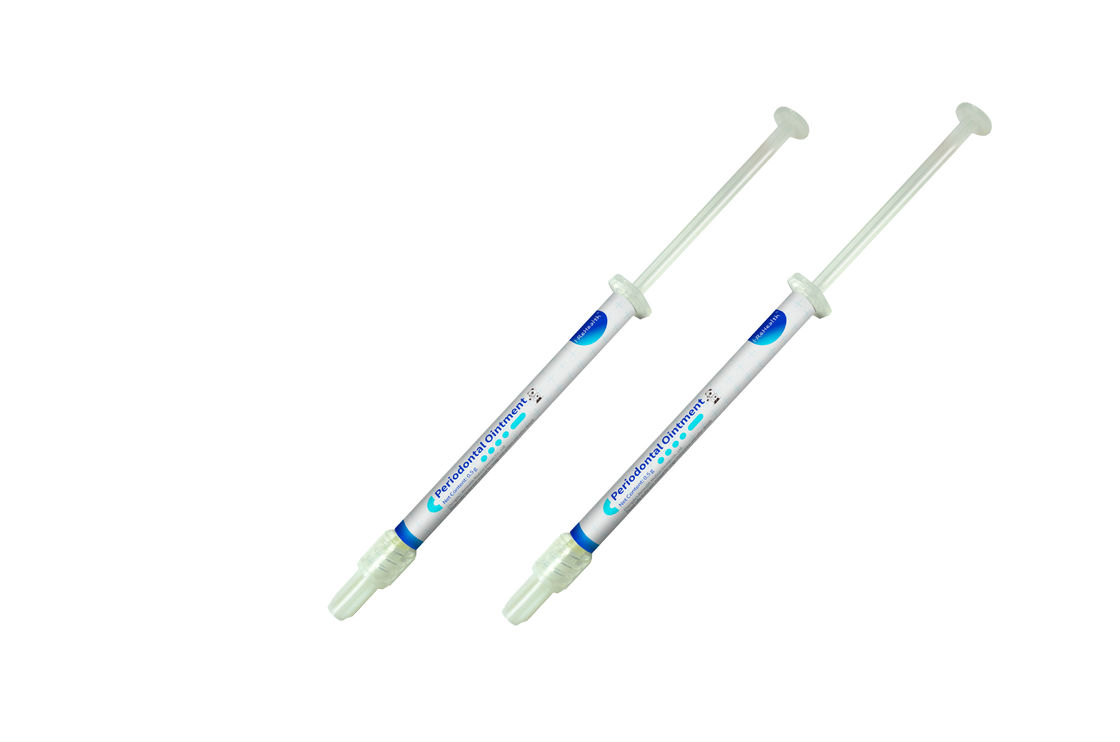 مرهم مضاد للبكتيريا في اللثة، غلوكونات الكلور هيكسيدين 0.15% ~ 0.45% معجون لـ Endodontics للقناة الجذرية،