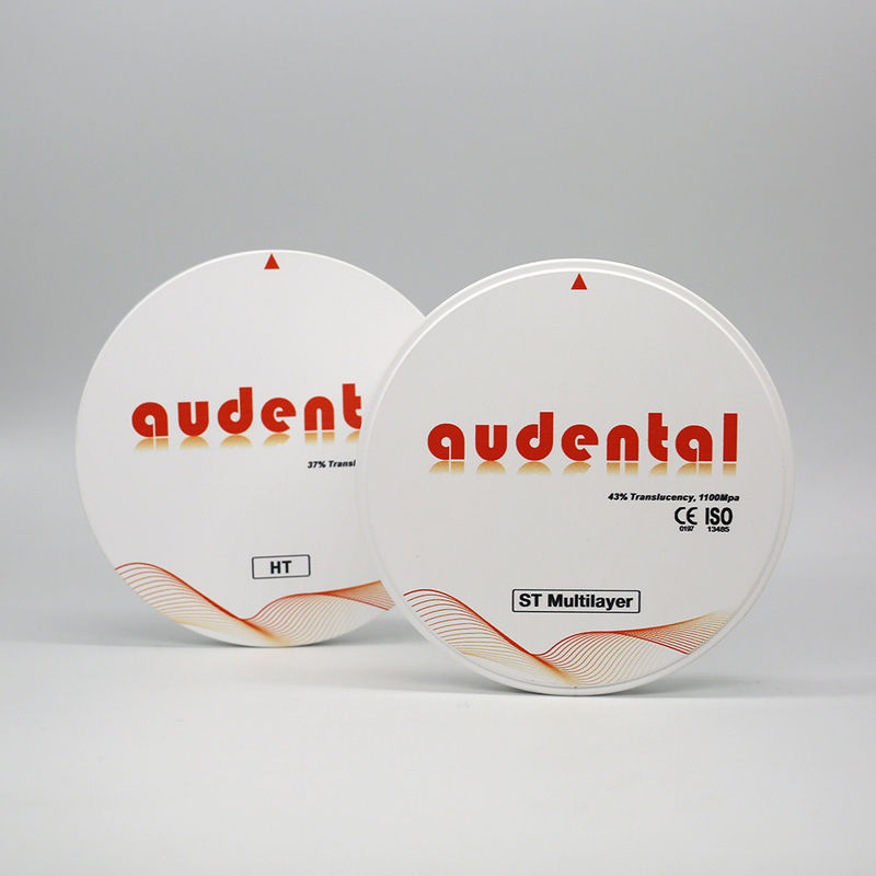 سطح ناعم Vita 16 Zirconia Block Round Disc للحصول على جماليات ومتانة مثالية سمك 12mm