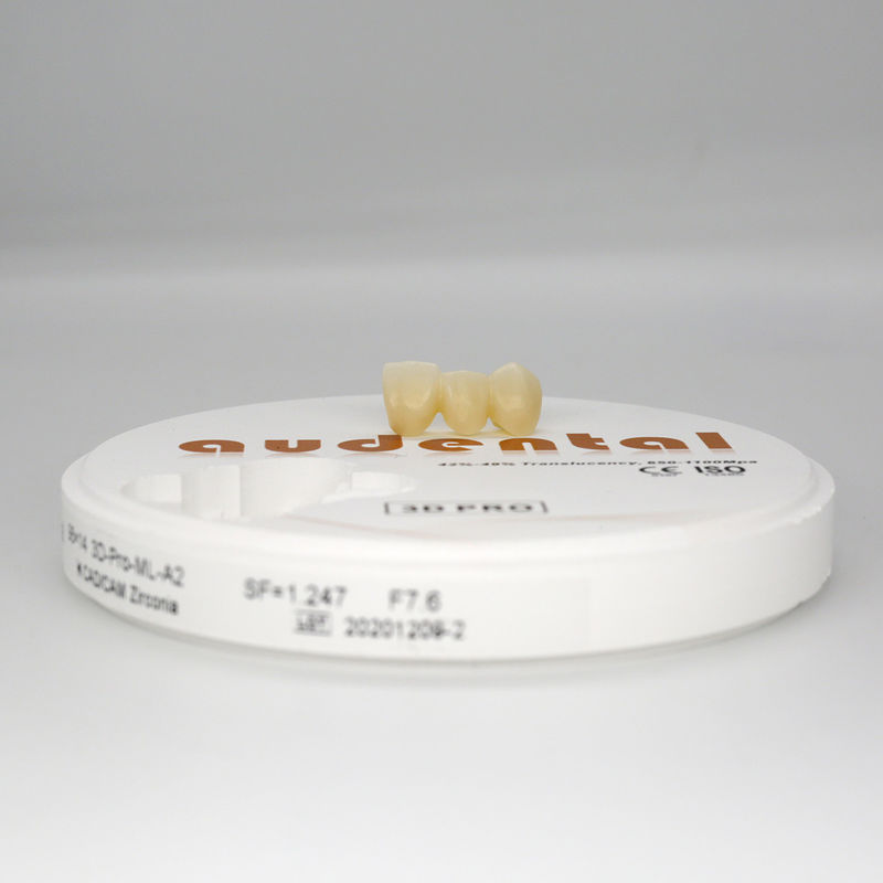 3D Pro المواد الاستهلاكية الآلات المواد الأسنان Zirconia القرص كتلة مع فائدة متعددة الطبقات
