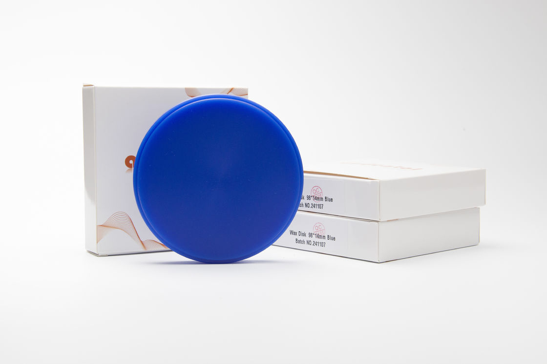 بلوك قرص الشمع الأسناني عالي الدقة لآلات الطحن في اللون الأزرق الأخضر الأبيض أو الرمادي