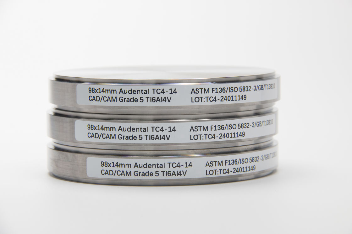 CAD CAM الأسنان طحن الكوبالت الكروم القرص الفارغ ارتفاع 10/12/14/16/18/20/22/25mm بواسطة Audental Cocr