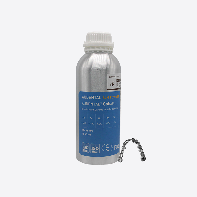 Dental 3D Metal Print with Audental CoCr SLM Powder High-Purity Cobalt-Chromium Alloy for Laser Sintering