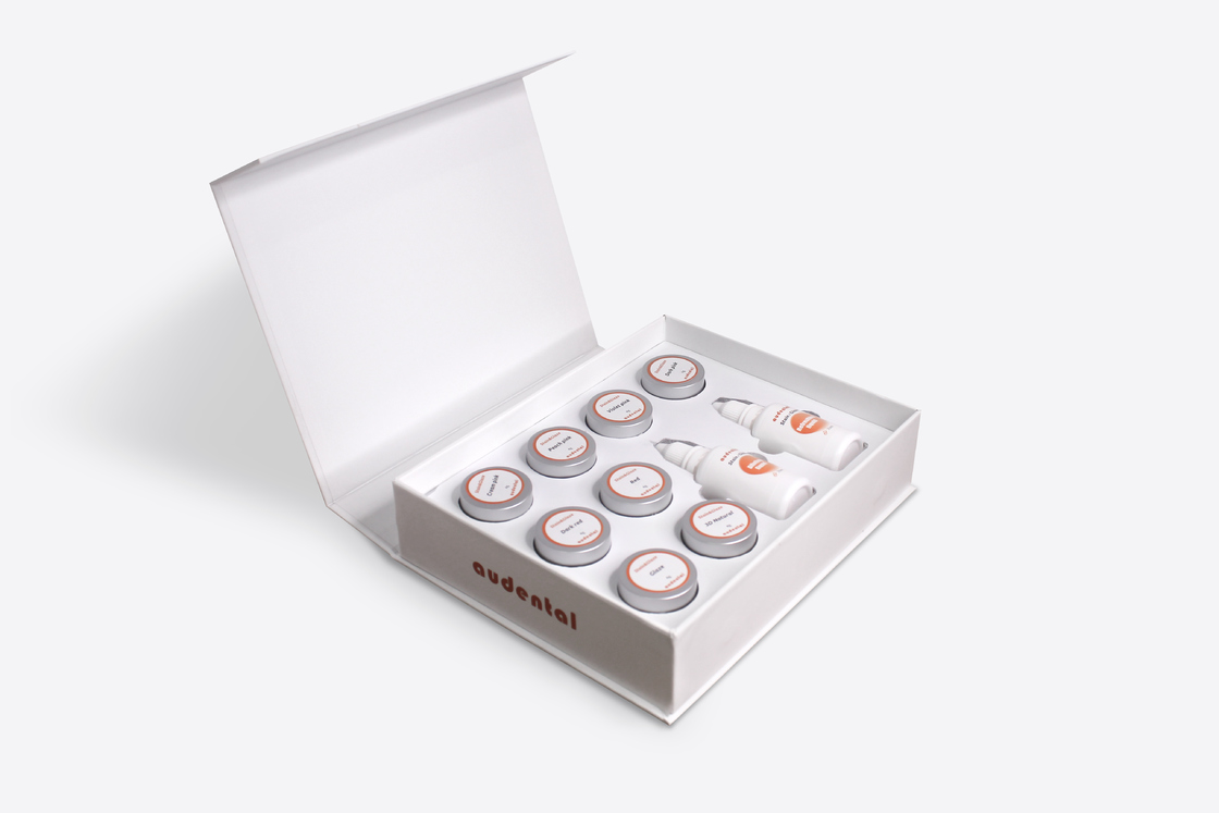 معجون تلوين وتزجيج مختبر الأسنان 25 مل سائل 4 جرام مادة تلوين وتزجيج ثلاثية الأبعاد