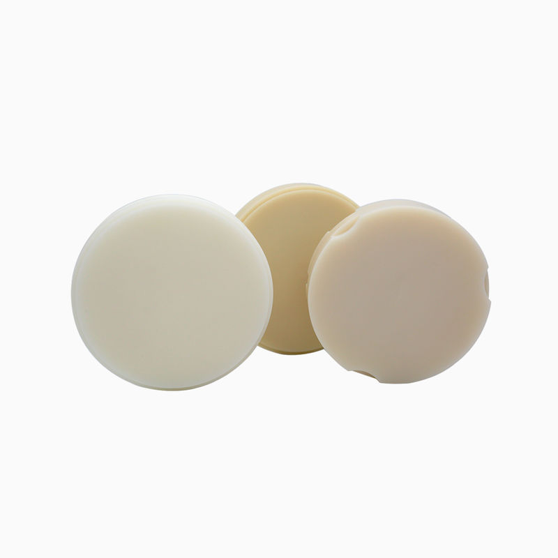 كتلة PMMA للأسنان وردي A2 توفر أداء طحن وجماليات لثوية طبيعية لتطبيقات مختبر الأسنان المختلفة