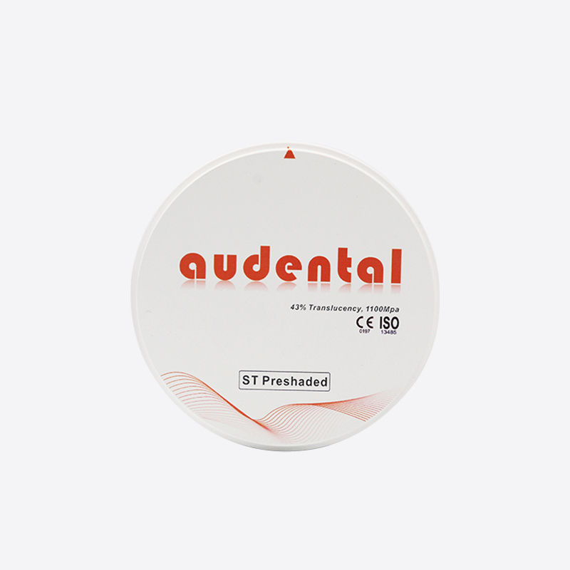 كتلة الزركونيا المظلمة مسبقاً الشفافية العالية والقوة لاستعادة الأسنان الطبيعية الجمالية والحالات الكاملة