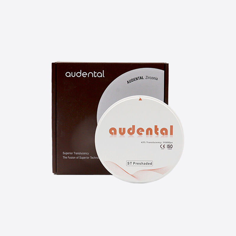 كتلة الزركونيا المظللة مسبقاً مناسبة للتاج الجسور المزروعات المزروعات والإصلاحات الكاملة للقوس مع أداء التخمير