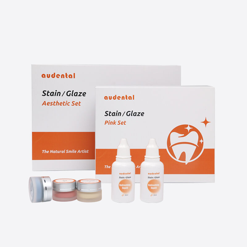 Dental Lab Stain & Glaze Paste 25ml Liquid 4g 3D Glaze Paste Stain and Glazing Material
