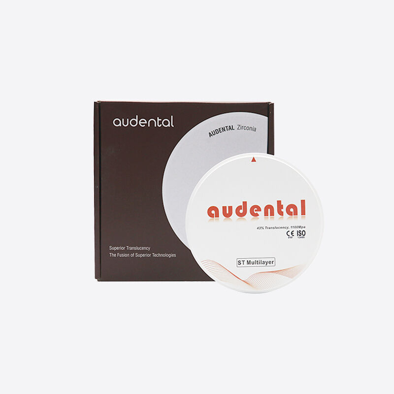 قوة طبيعية سلسة جيدة الشفافية ST/DST كتلة زركونيا متعددة الطبقات لترميم الأسنان