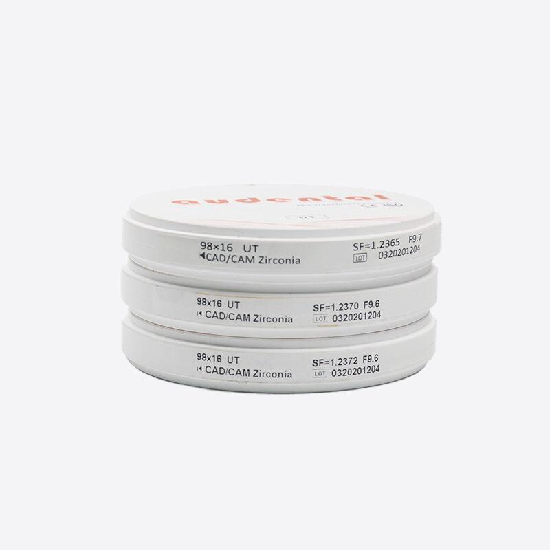 كتلة زركونيا للأسنان توفر توافقًا ممتازًا مع أنظمة الطحن المفتوحة بنظام CAD CAM بأحجام 98 مم و 95 مم و 92 مم