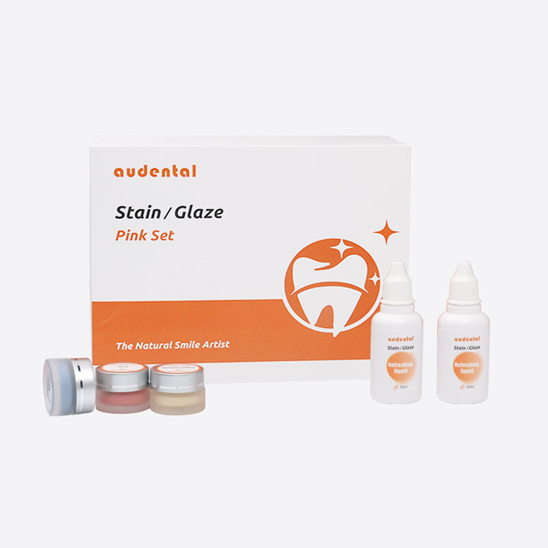 معدات مختبر الأسنان مع مجموعة معجون جاهزة للتلوين والزجاج مما يتيح التطبيق السلس وتخصيص الظل المرن