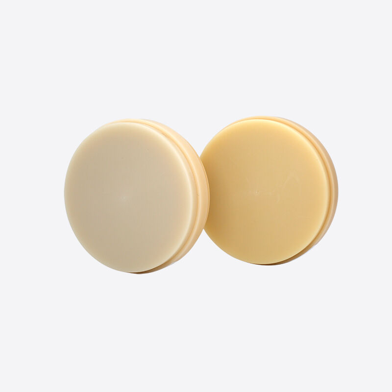 الأسنان Pmma Block الوردي A2 أساس الأسنان العضلية ظل اللثة المستخدمة في التاج المؤقت الجسور الأسنان العضلية الكاملة الإطارات الطحن حجم 98mm 95mm