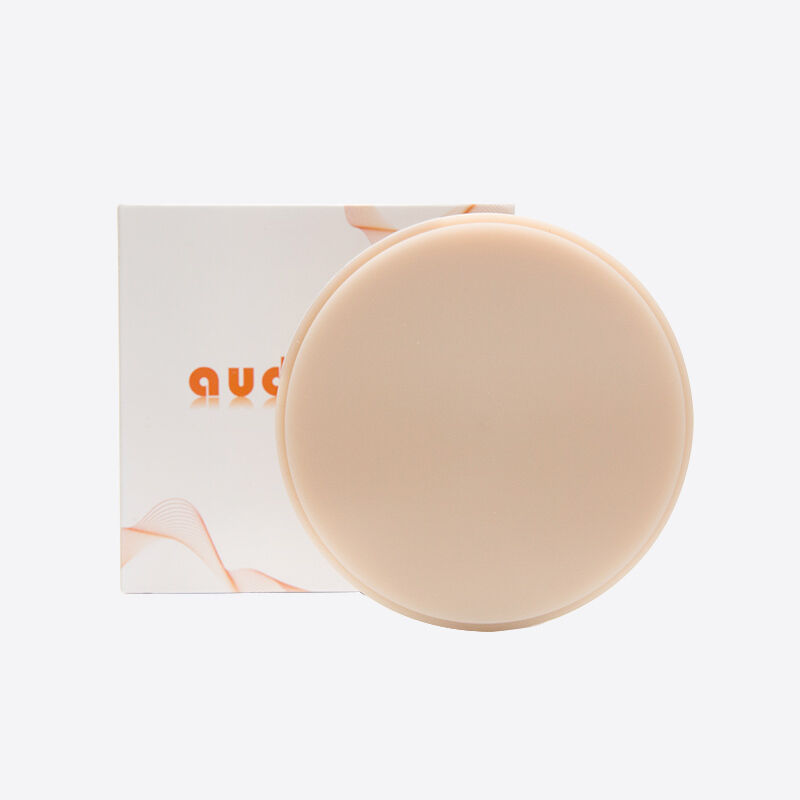 الأسنان Pmma Block الوردي A2 أساس الأسنان العضلية ظل اللثة المستخدمة في التاج المؤقت الجسور الأسنان العضلية الكاملة الإطارات الطحن حجم 98mm 95mm