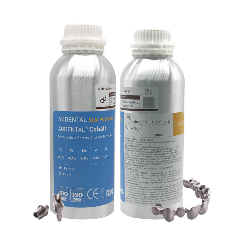 Dental 3D Metal Print cobalt chromium alloy powder with excellent flowability and low oxygen content for dental laser sintering