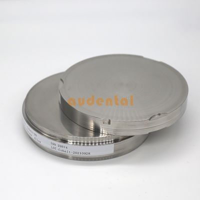 مختبر الأسنان الاستخدام 98x12mm طحن المعدن الكوبالت كروم كوكر قرص الكوبالت كروم كروم قرص