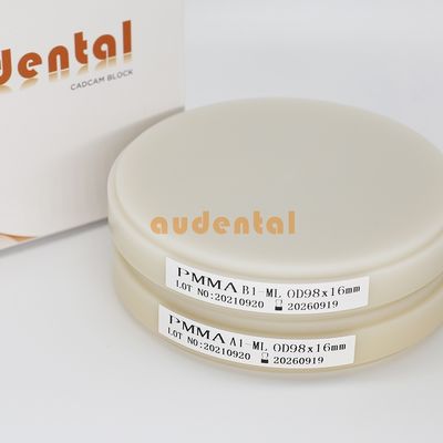 متعدد الطبقات الأسنان Pmma كتلة زرع المواد PMMA القرص المفتوح النظام OEM