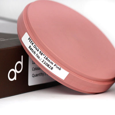 92mm Dental Pmma Block CAM CAD Peek Block Frame يزرع طب الأسنان