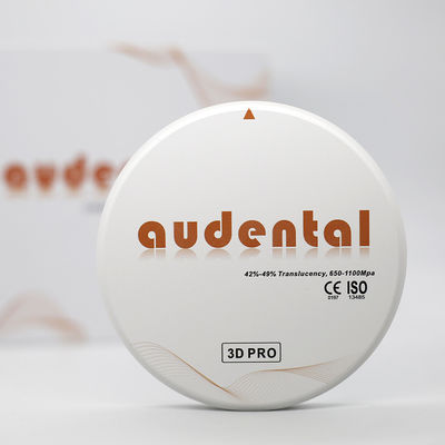 3D Pro Zirconia الأسنان البيضاء CAD CAM Block 98/95/92mm Open System CE
