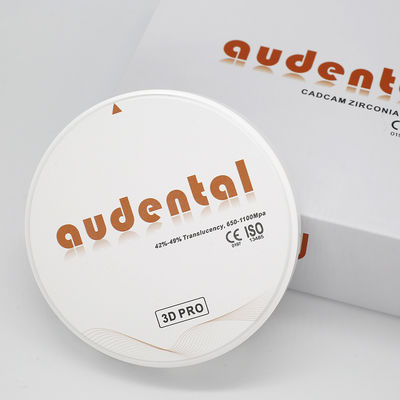 98/95/92ملم جماليات الزركونيا الأسنان كتلة 20 ألوان OEM ODM 3D Pro متعدد الطبقات 49%R الشفافية