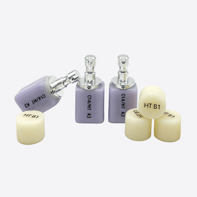 مختبر الأسنان مستهلكات الأسنان سيراميك زجاجي من ثنائي سيليكات الليثيوم سيراميك الأسنان