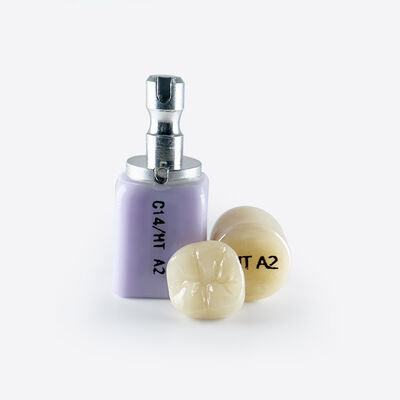 زجاج الأسنان السيراميك المصممة للترميمات الجمالية التي تتطلب شفافية عالية والفلوروسانس الطبيعي والمتانة