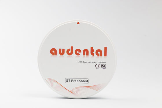 كتلة الزركونيا المظلمة مسبقاً توفر دقة لون موحدة وشفافية عالية لاستعادة الأسنان الطبيعية